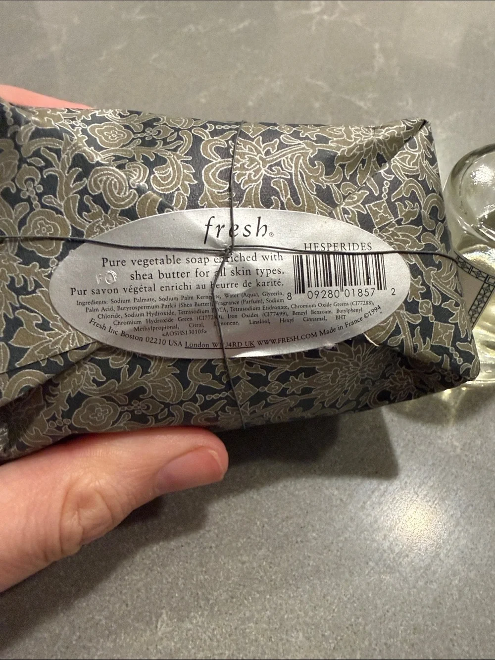 fresh Hesperides Soap & Fragrance Set — Gray and Silver